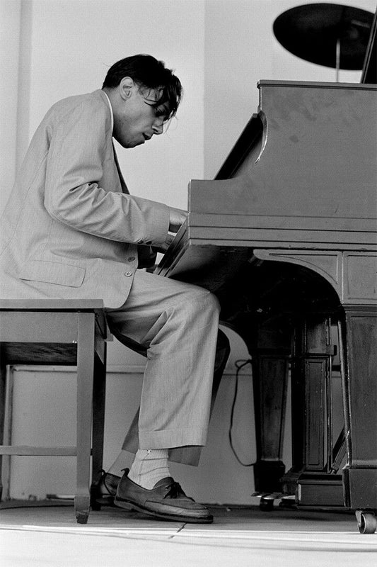 Pianist Horace Silver Plays The Piano Music Print Jigsaw Puzzle