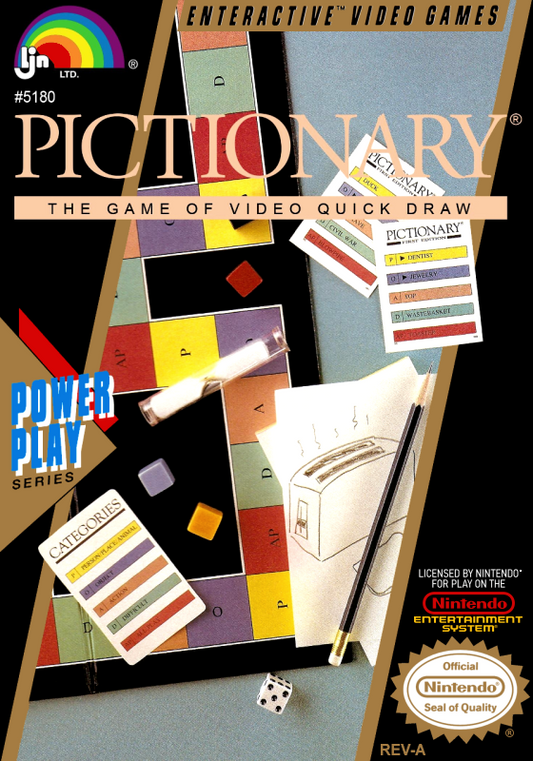 Pictionary (Usa) Nes Print Poster