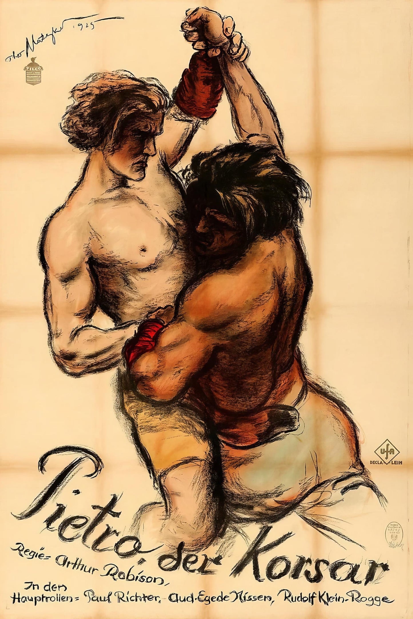 Pietro Der Korsar (1925) Movie Magnet