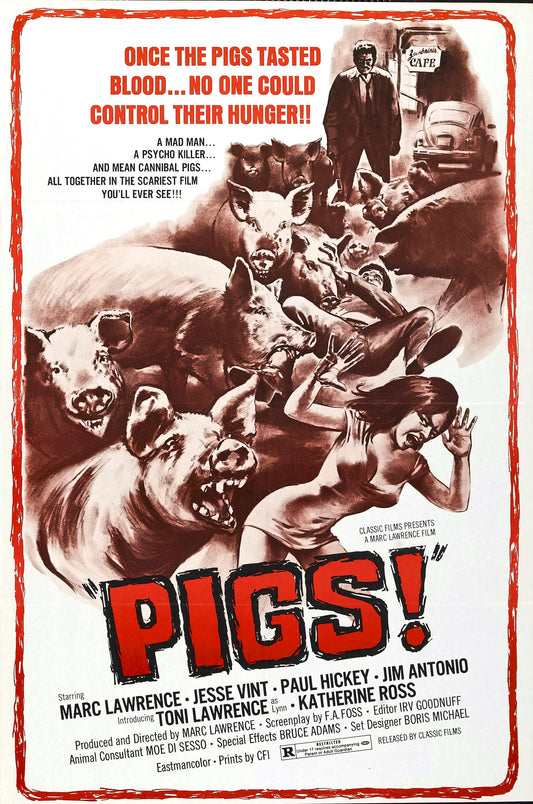 Pigs 01 Movie Magnet