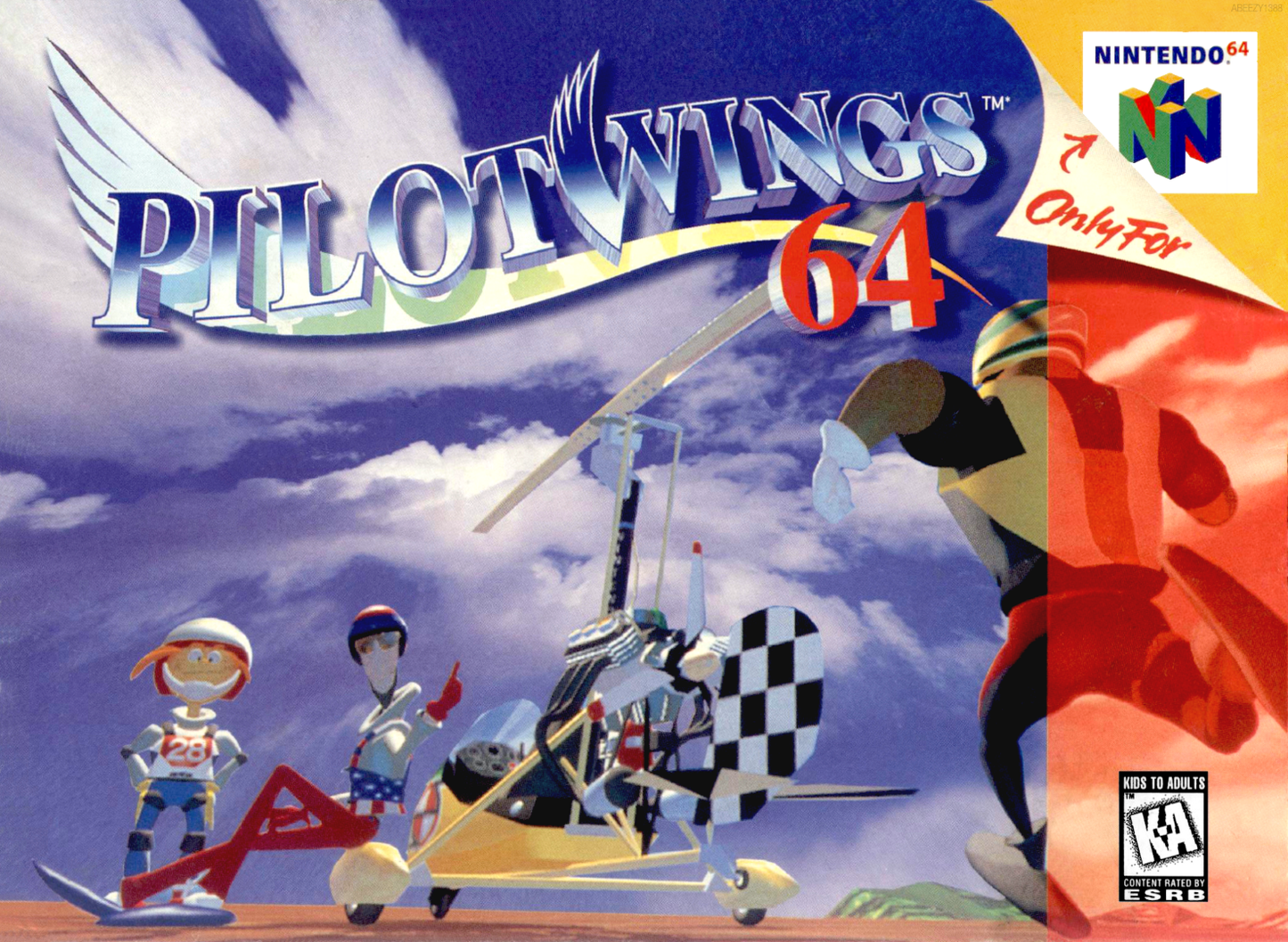 Pilotwings 64 N64 Print Poster