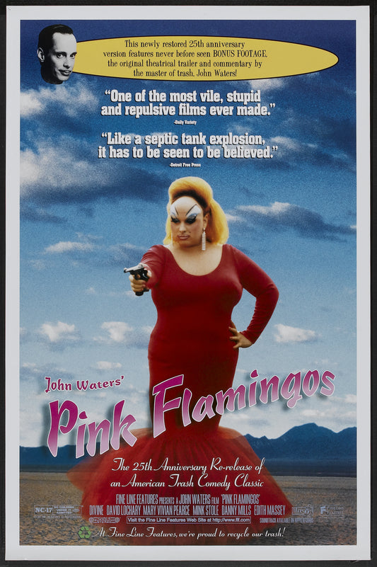 Pink Flamingos 01 Movie Magnet