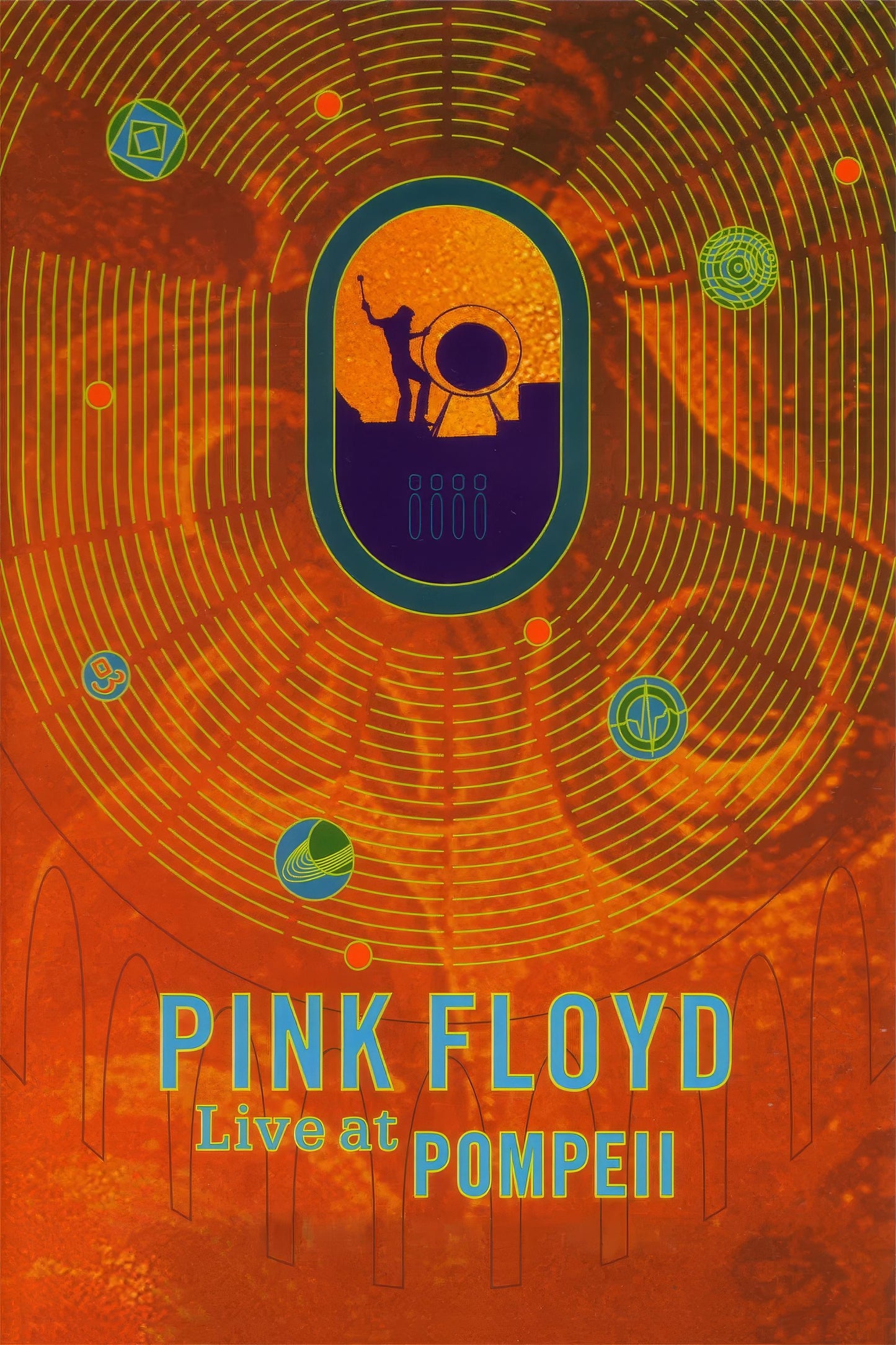 Pink Floyd Live At Pompeii (1972) Movie Magnet