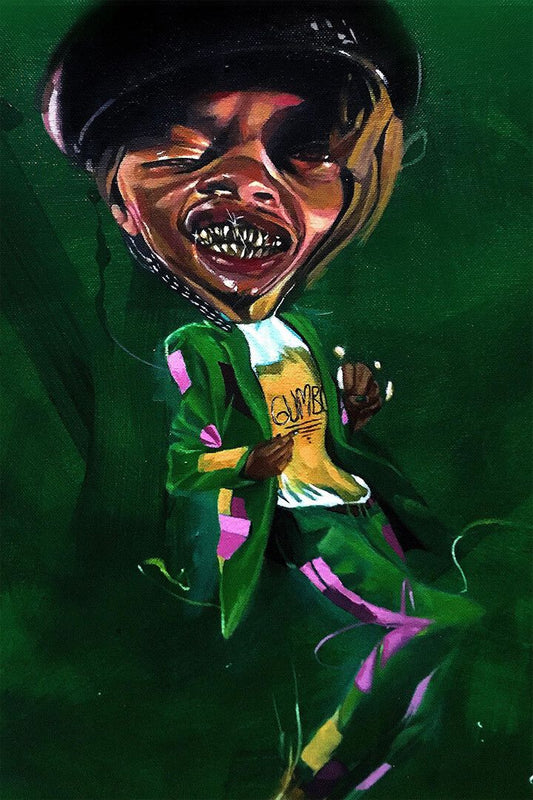 Pink Siifu Gumbo Music Album Painting Print Jigsaw Puzzle