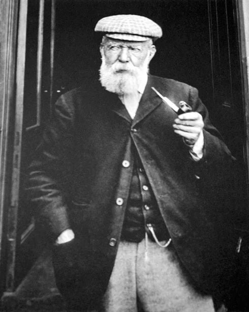 Pioneer Golfer Old Tom Morris Glossy Keychain Vintage Print PGA Keychain 2