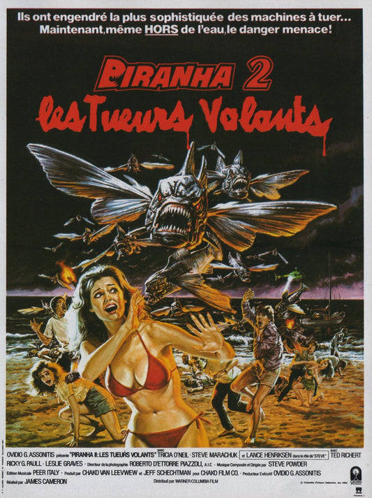 Piranha 2 01 Movie Magnet