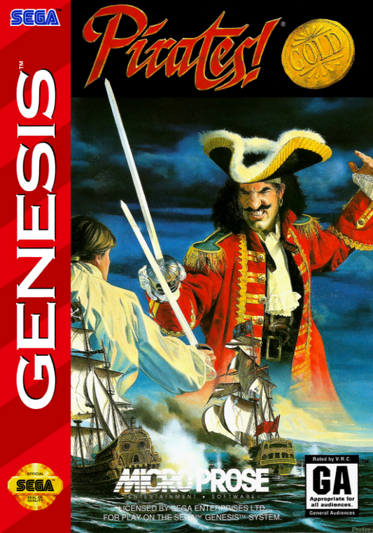 Pirates! Gold (Usa) Genesis Print Poster