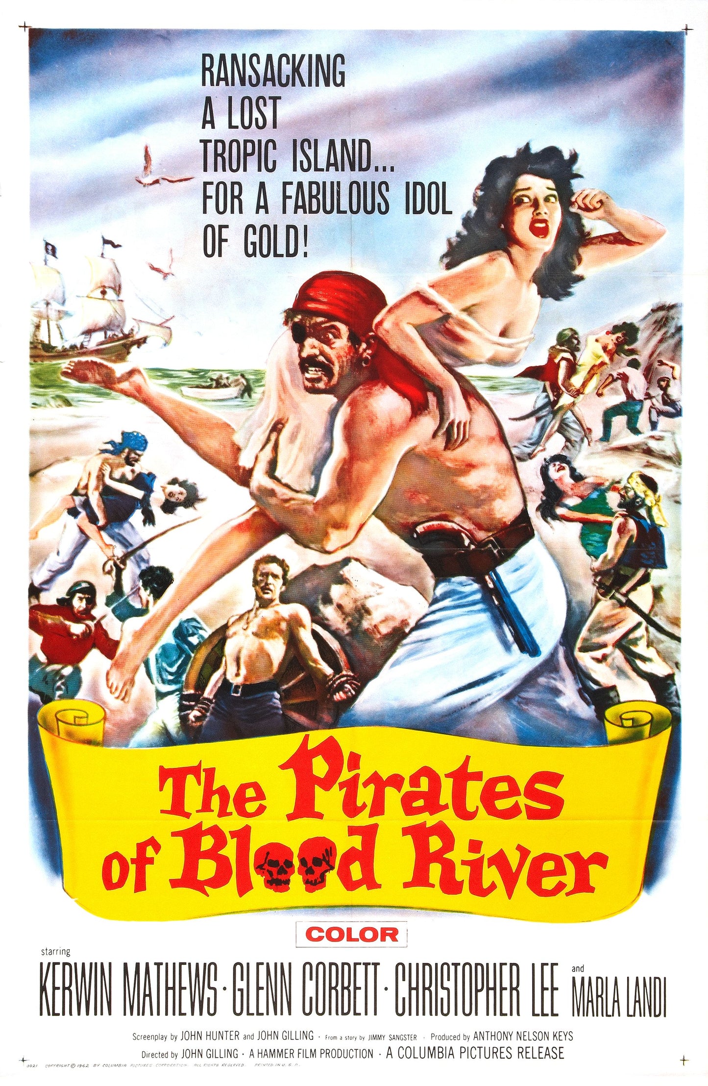 Pirates Of Blood River 01 Movie Magnet