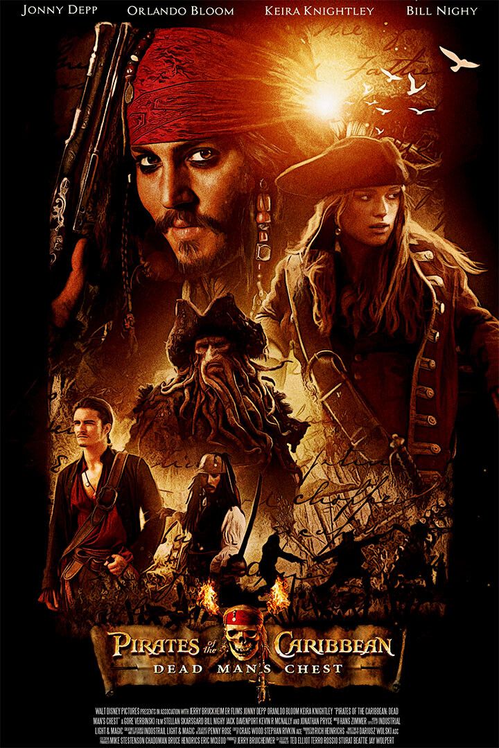 Pirates Of Caribbean Movie Adventure Fantasy Jigsaw Puzzle