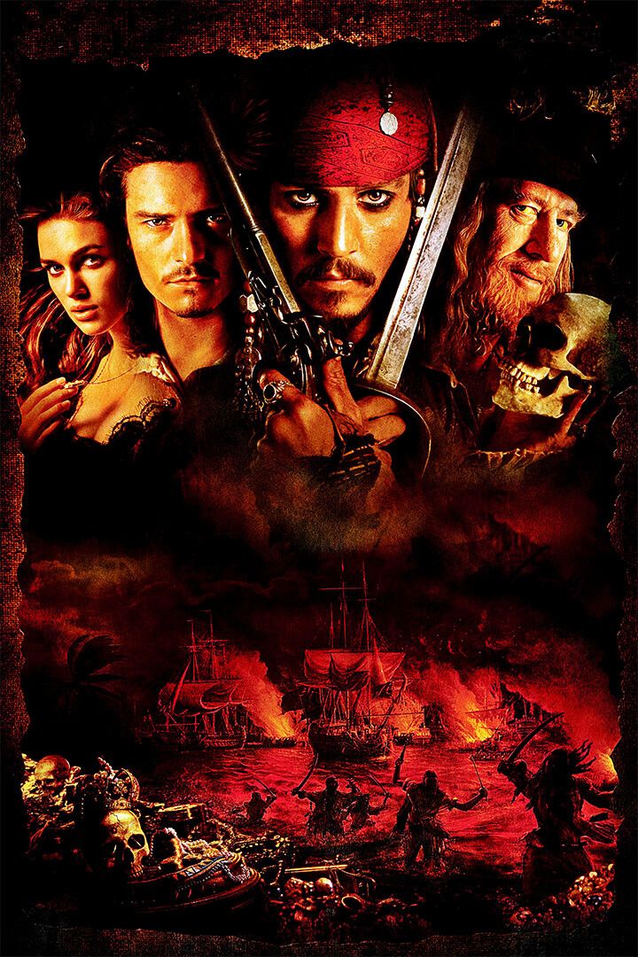 Pirates Of Caribbean Movie Characters Painting Jigsaw Puzzle