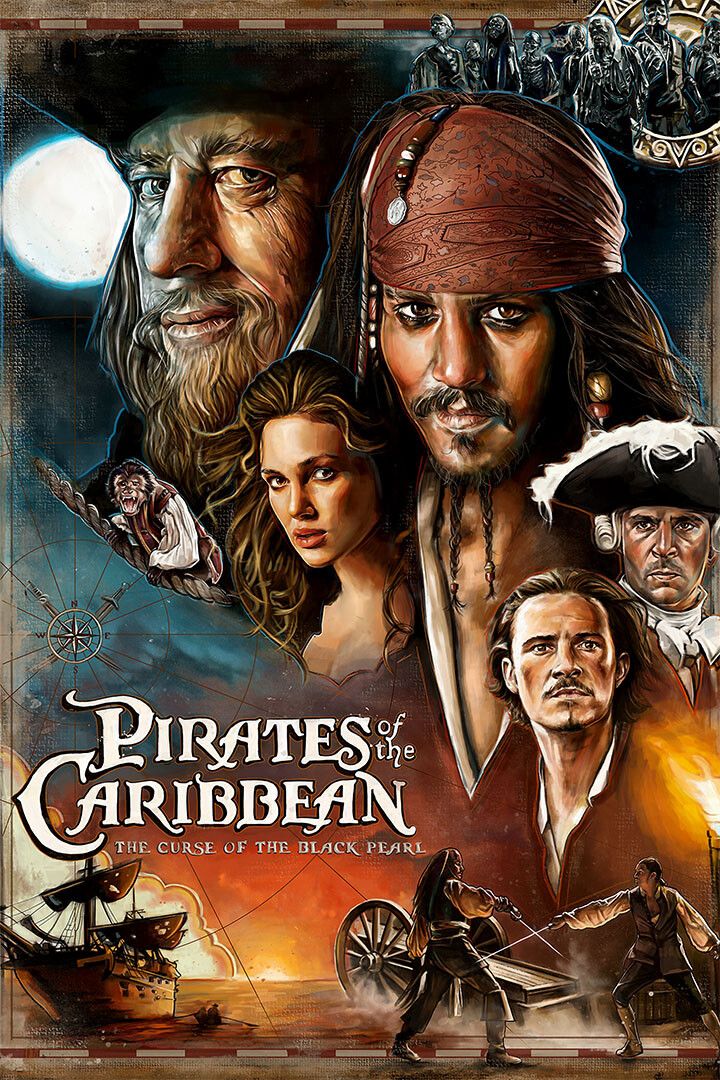 Pirates Of Caribbean Movie Fantasy Adventure Jigsaw Puzzle