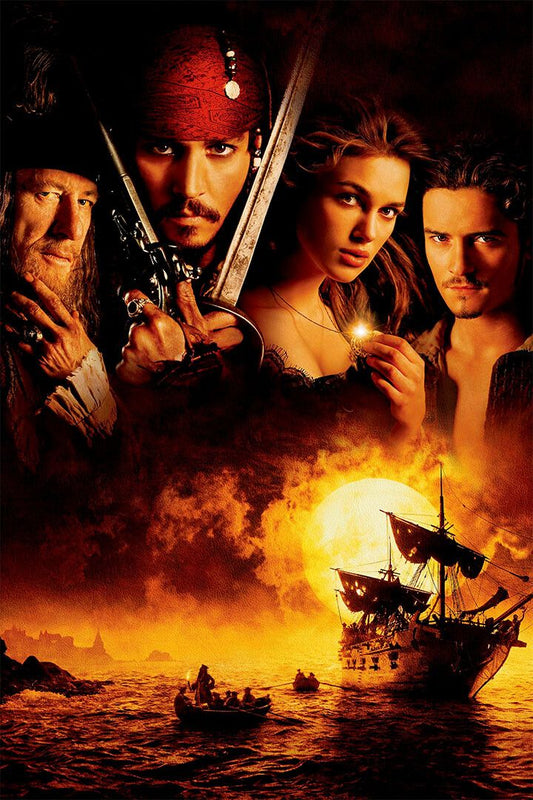 Pirates Of Carribean 1 Movie Johnny Depp Action Jigsaw Puzzle