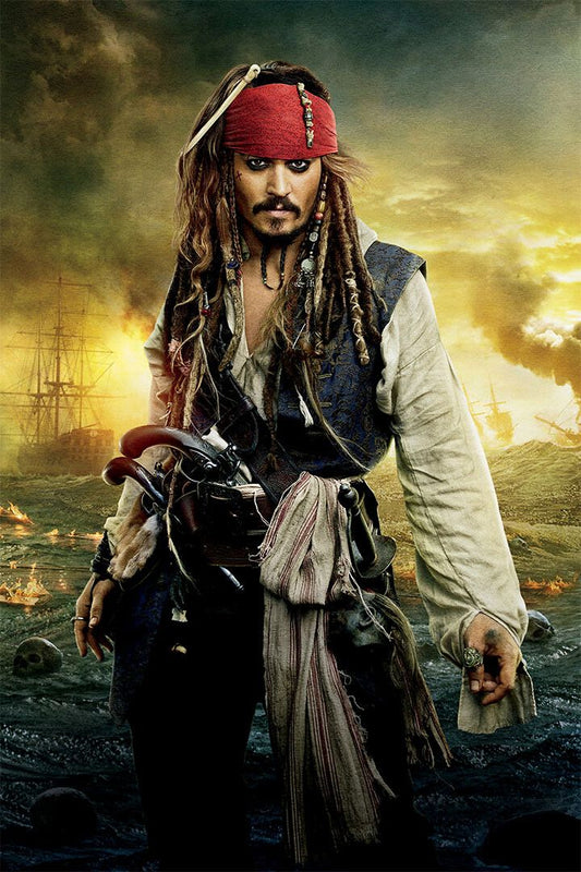 Pirates Of Carribean Movie Action Characters Jigsaw Puzzle