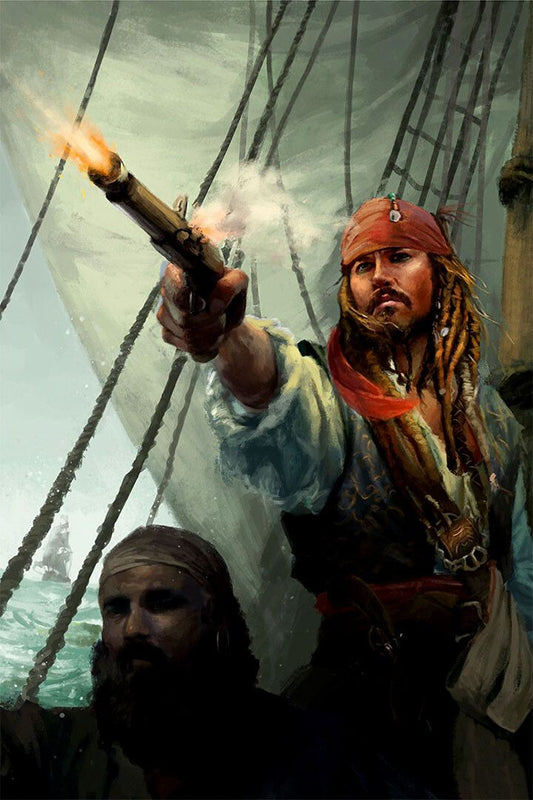 Pirates Of Carribean Movie Johnny Depp Adventure Jigsaw Puzzle
