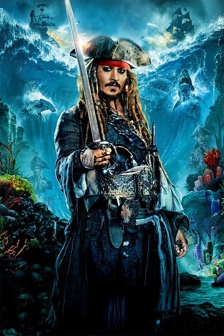 Pirates Of Carribean Movie Johnny Depp Excitement Jigsaw Puzzle