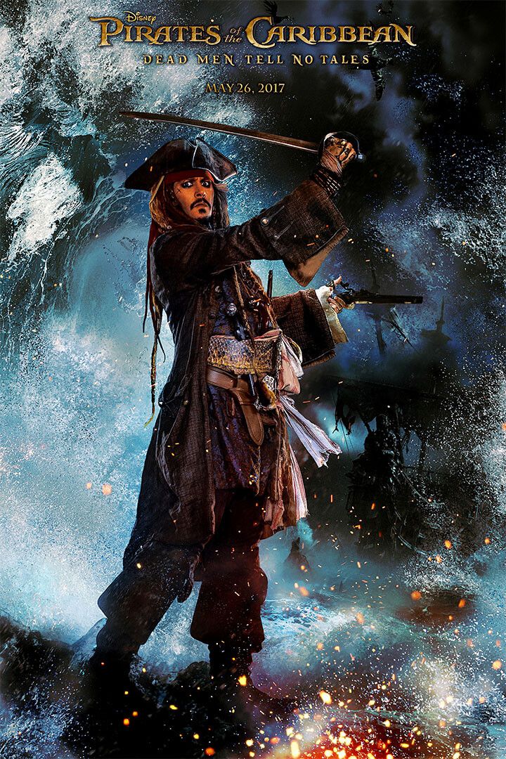 Pirates Of Carribean Movie Johnny Depp Painting Jigsaw Puzzle