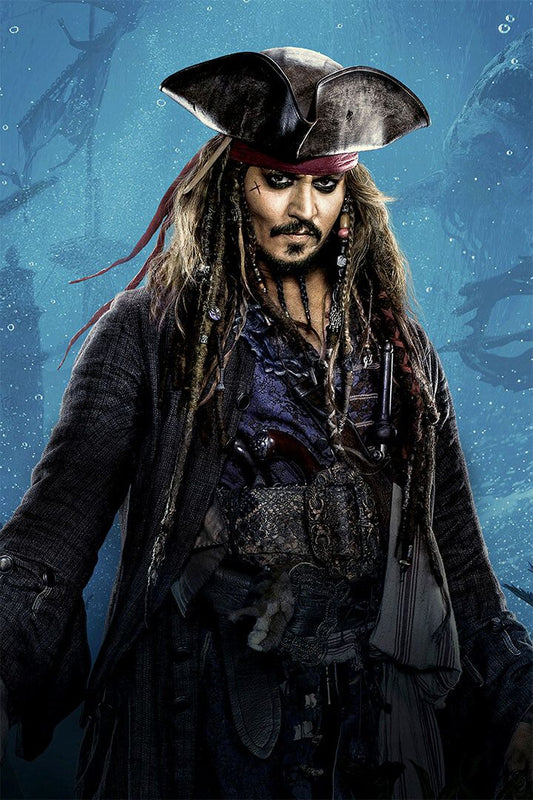 Pirates Of The Caribbean Movie Painting Jigsaw Puzzle