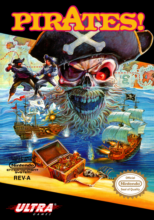 Pirates! (Usa) Nes Print Poster
