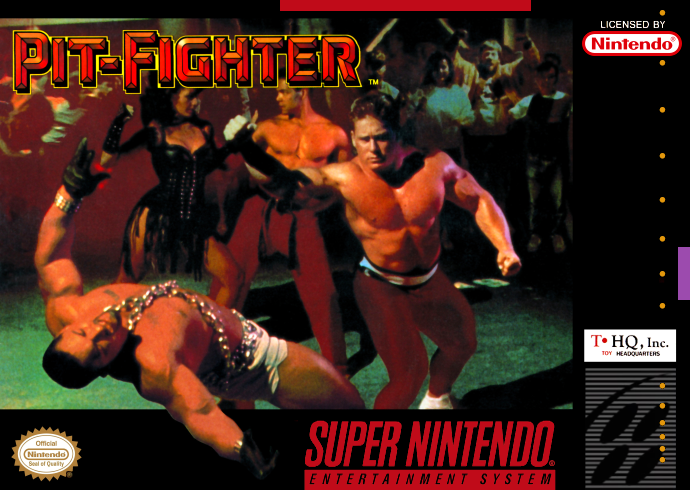 Pit Fighter (Usa) Snes Print Poster