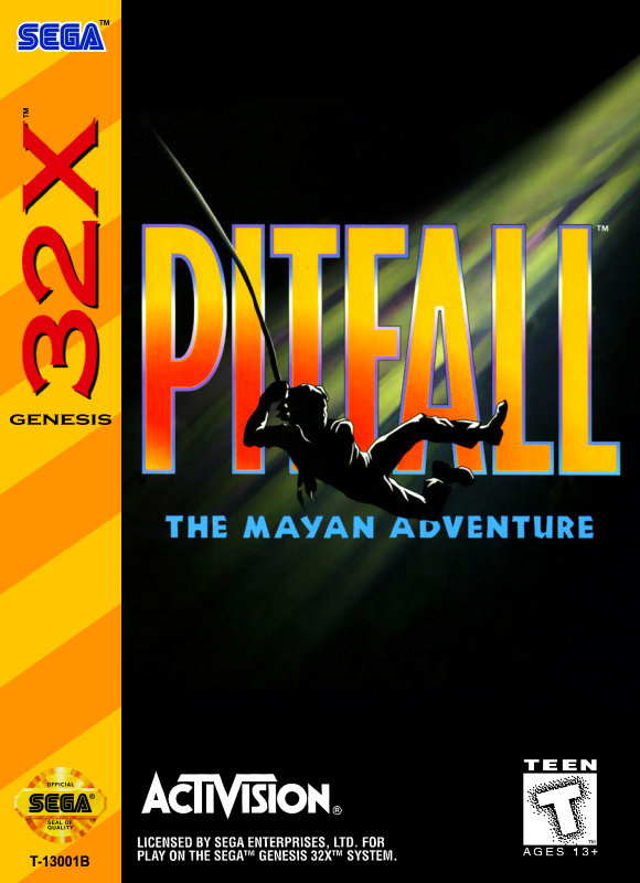 Pitfall The Mayan Adventure Sega 32X Print Poster