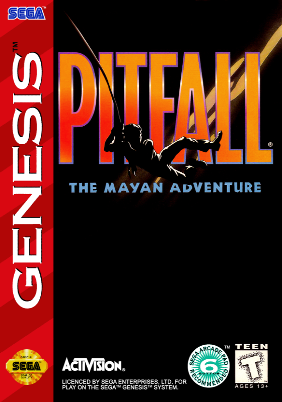Pitfall The Mayan Adventure (Usa) Genesis Print Poster