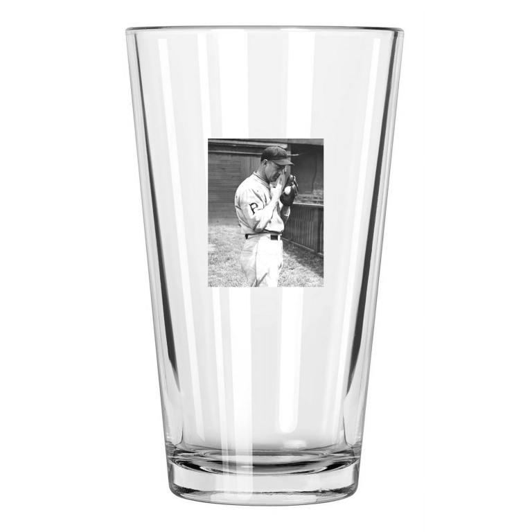 Pittsburgh Pirates Burleigh Grimes Baseball Hof 64 Pint Beer Drinking Glass