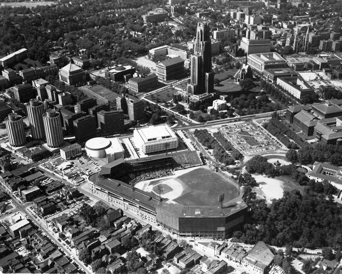 Pittsburgh Pirates Forbes Field Glossy Photo Park Print Cathedral Poster
