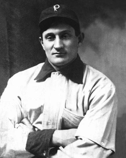 Pittsburgh Pirates Honus Wagner Glossy Keychain Vintage Baseball Portrait