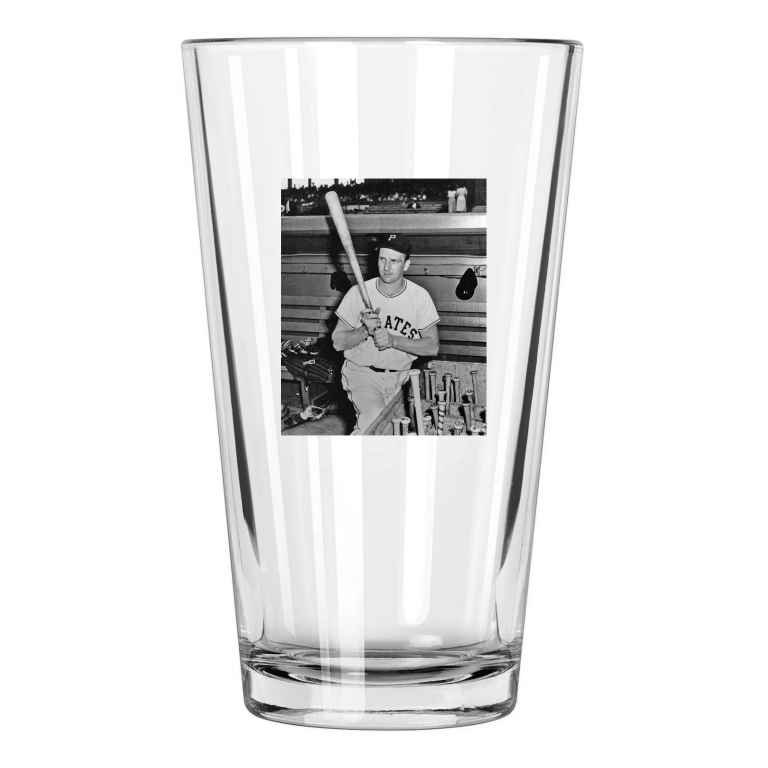 Pittsburgh Pirates Ralph Kiner Photo Baseball Hof 75 Pint Beer Drinking Glass