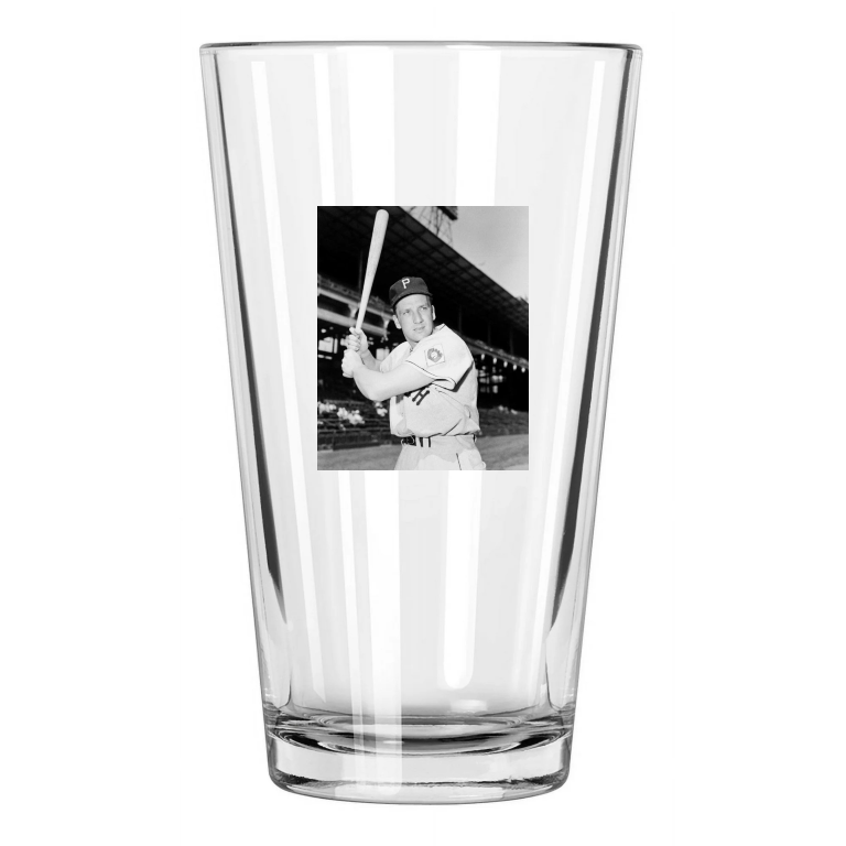 Pittsburgh Pirates Ralph Kiner Photo Baseball Hof 75 Pint Beer Drinking Glass