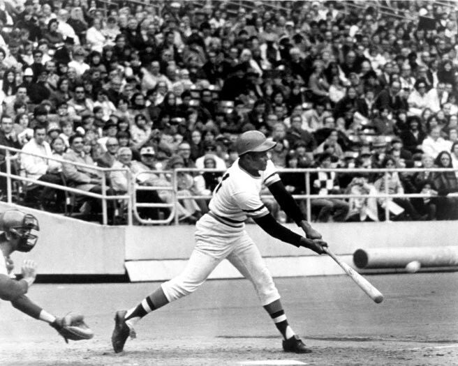 Pittsburgh Pirates Roberto Clemente Glossy Photo Print 3000Th Hit Poster