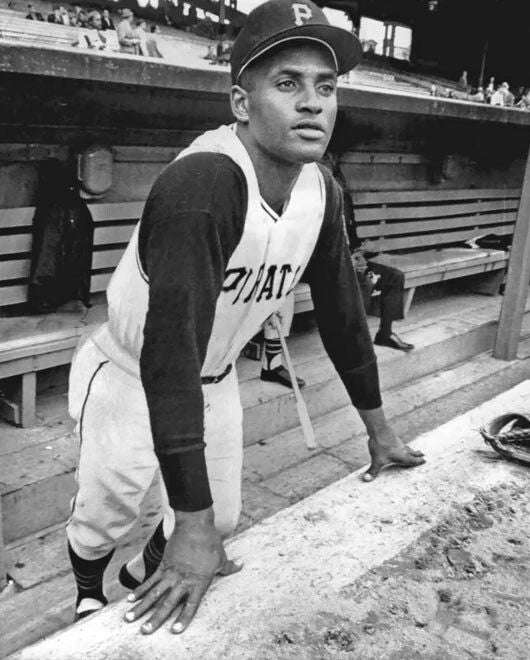 Pittsburgh Pirates Roberto Clemente Glossy Photo Print Poster Hof 73 2
