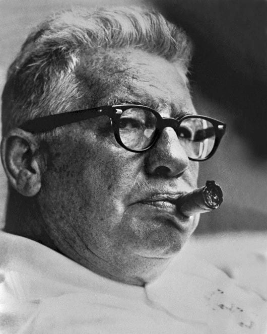 Pittsburgh Steelers Arthur Art Rooney Glossy Keychain Football Owner Print