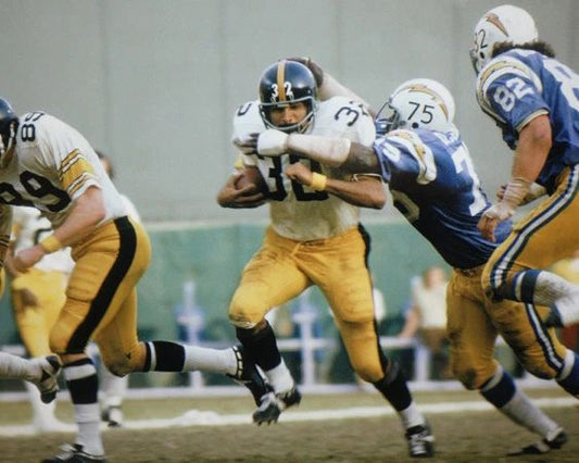Pittsburgh Steelers Franco Harris And Rams Deacon Jones Glossy Photo Print