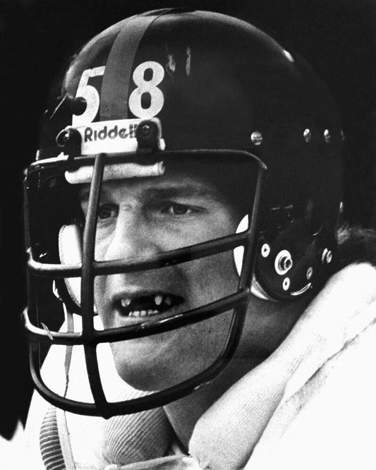 Pittsburgh Steelers Jack Lambert Glossy Keychain Football Keychain Hof 90
