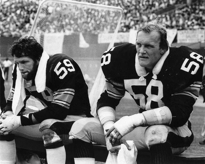 Pittsburgh Steelers Jack Lambert And Jack Ham Magnet Football Magnet
