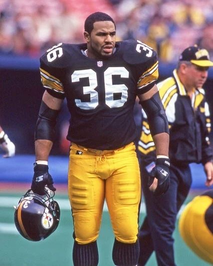 Pittsburgh Steelers Jerome Bettis Glossy Keychain Football Keychain Hof 05 1