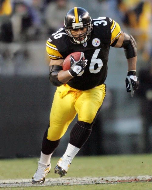 Pittsburgh Steelers Jerome Bettis Glossy Photo Football Print Poster Hof 05 2