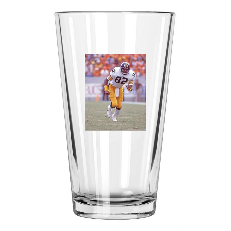 Pittsburgh Steelers John Stallworth Photo Football 1 Pint Beer Drinking Glass