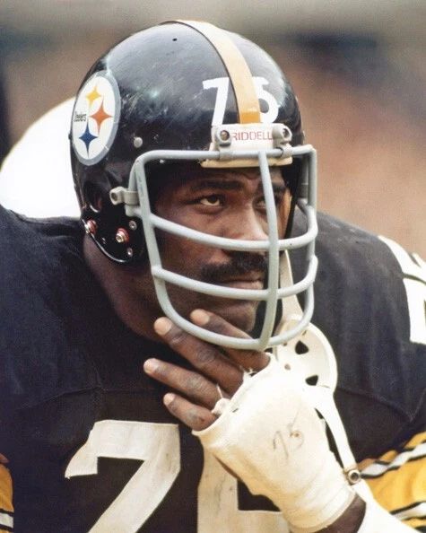 Pittsburgh Steelers Mean Joe Greene Glossy Keychain Keychain Hof 87