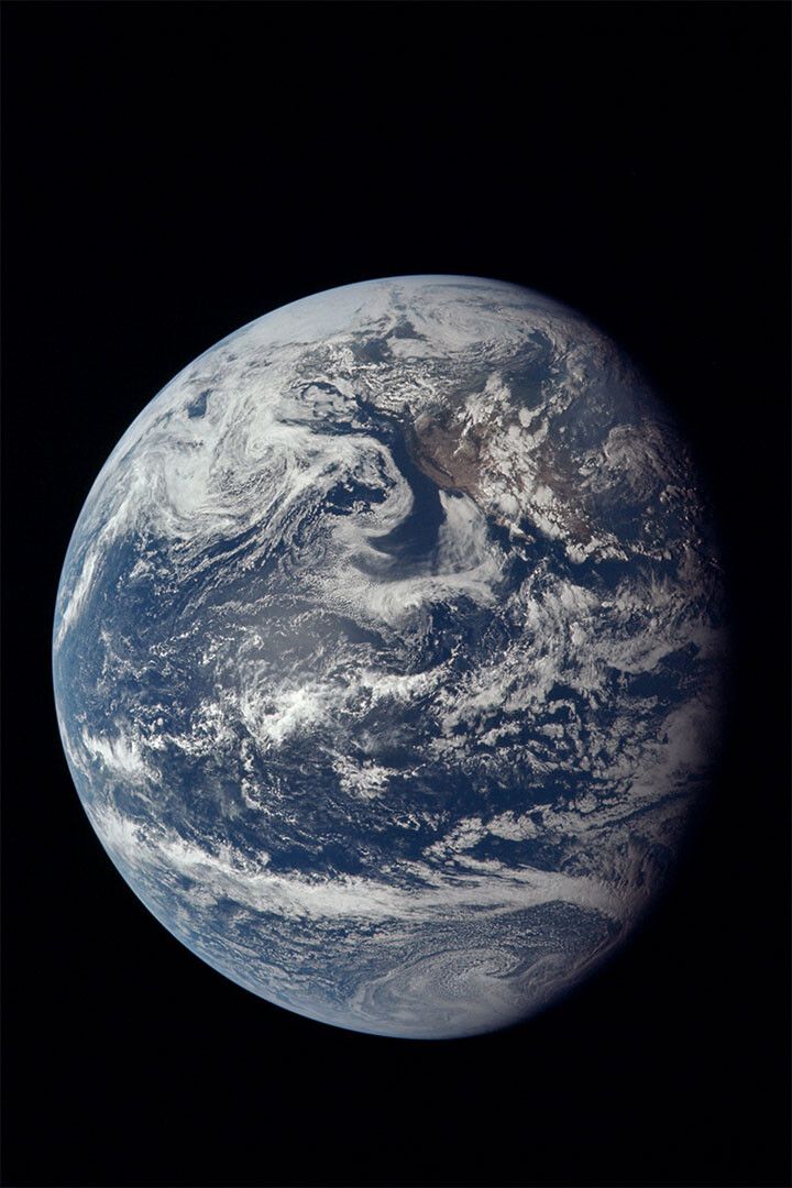 Planet Earth As Seen From Apollo Painting Jigsaw Puzzle