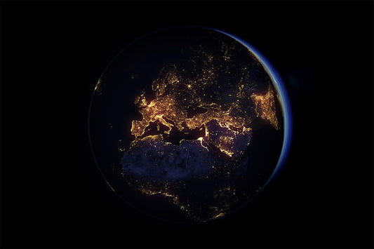 Planet Earth View From Space Dark Sky Jigsaw Puzzle