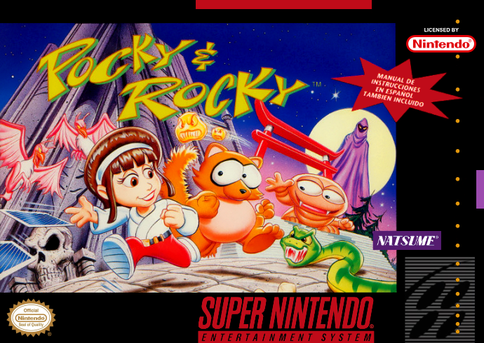 Pocky & Rocky (Usa) Snes Print Poster