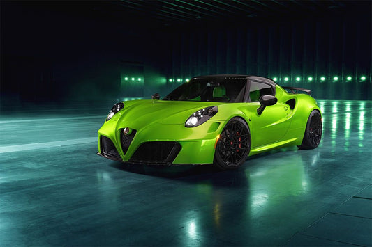 Pogea Racing Alfa Romeo 4C Centurion Green Arrow Jigsaw Puzzle