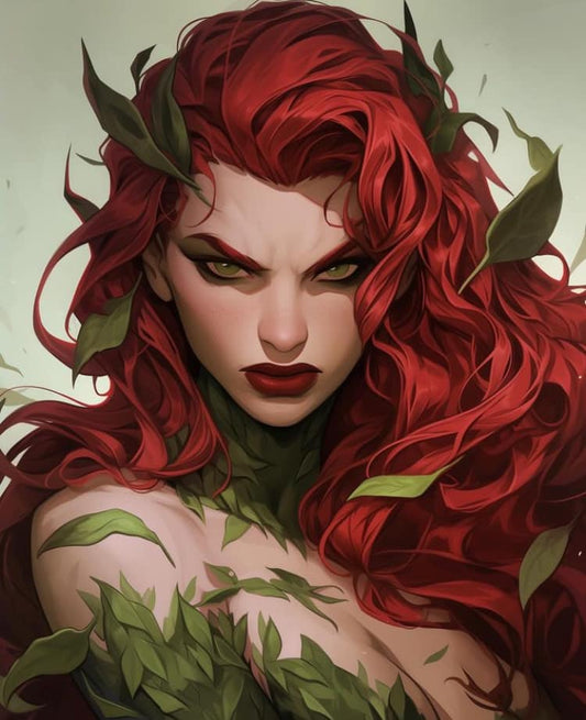 Poison Ivy Portrait Print Poster