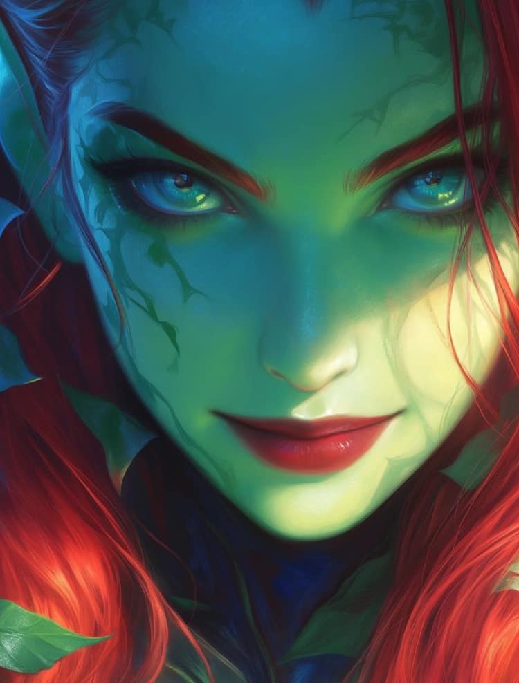 Poison Ivy Portrait (4) Print Poster