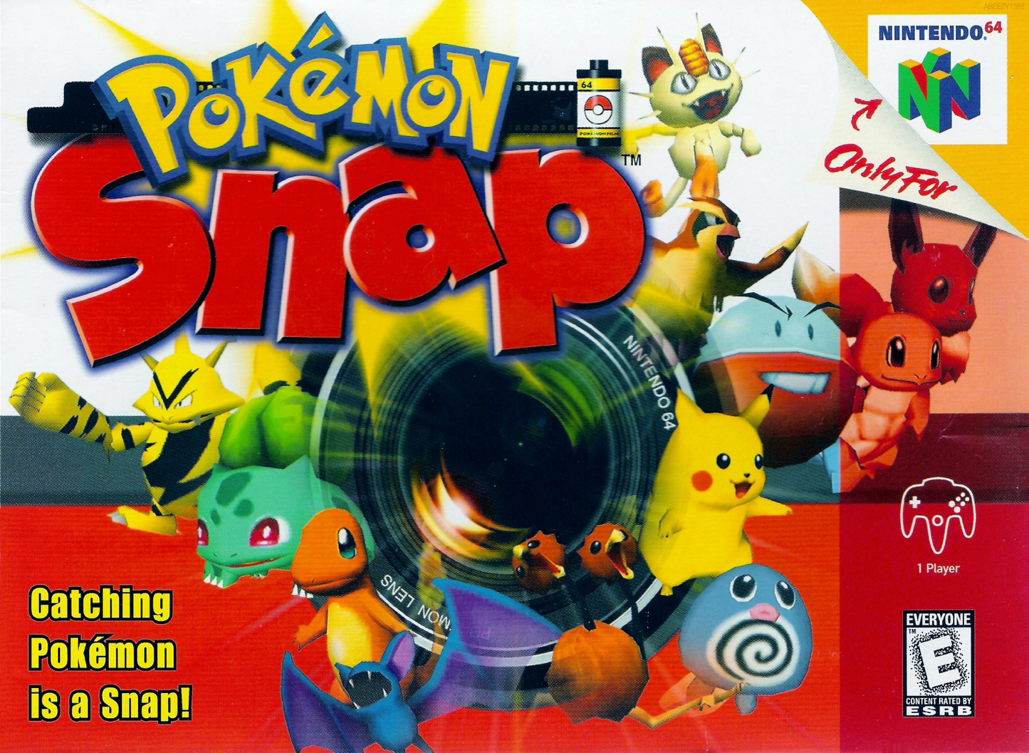 Pokemon Snap N64 Print Poster
