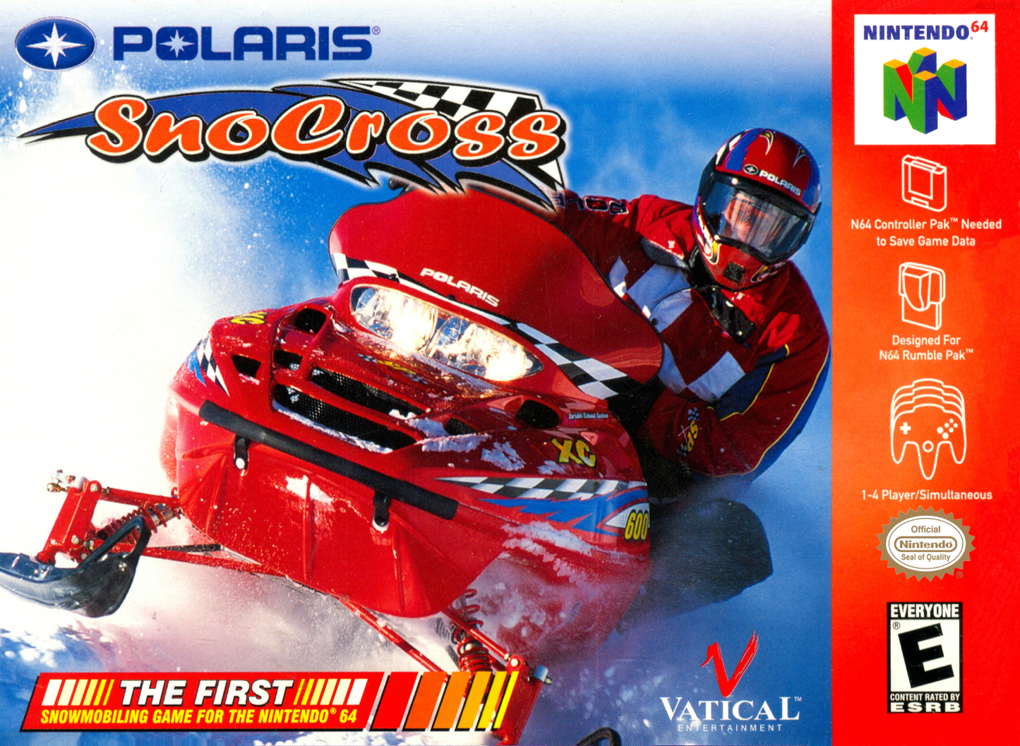 Polaris Snocross N64 Print Poster