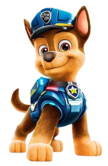 Police Dog Character Print Poster