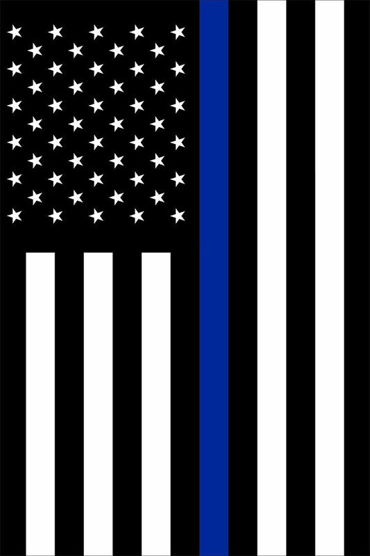 Police Flag American Flag To Serve And Protect Wall Home Decor Jigsaw Puzzle